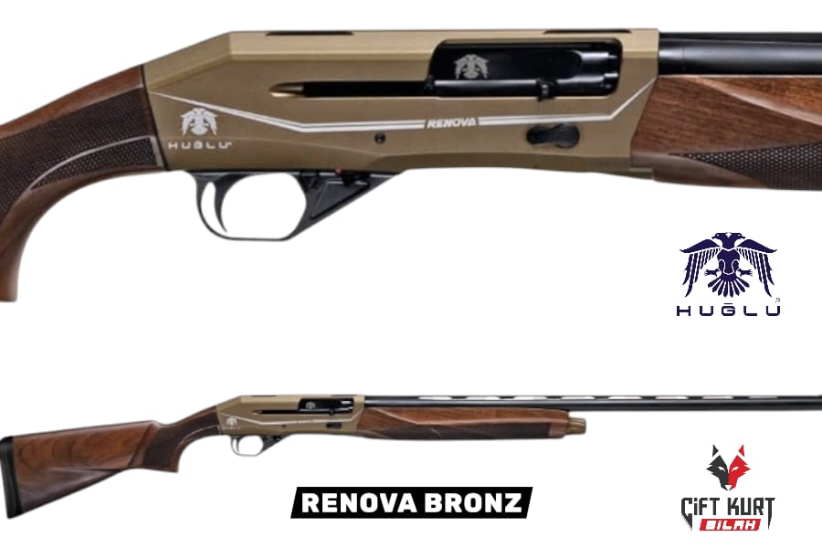 Huğlu RENOVA BRONZ Tüplü Şarjörlü Yarı Otomatik Av Tüfeği